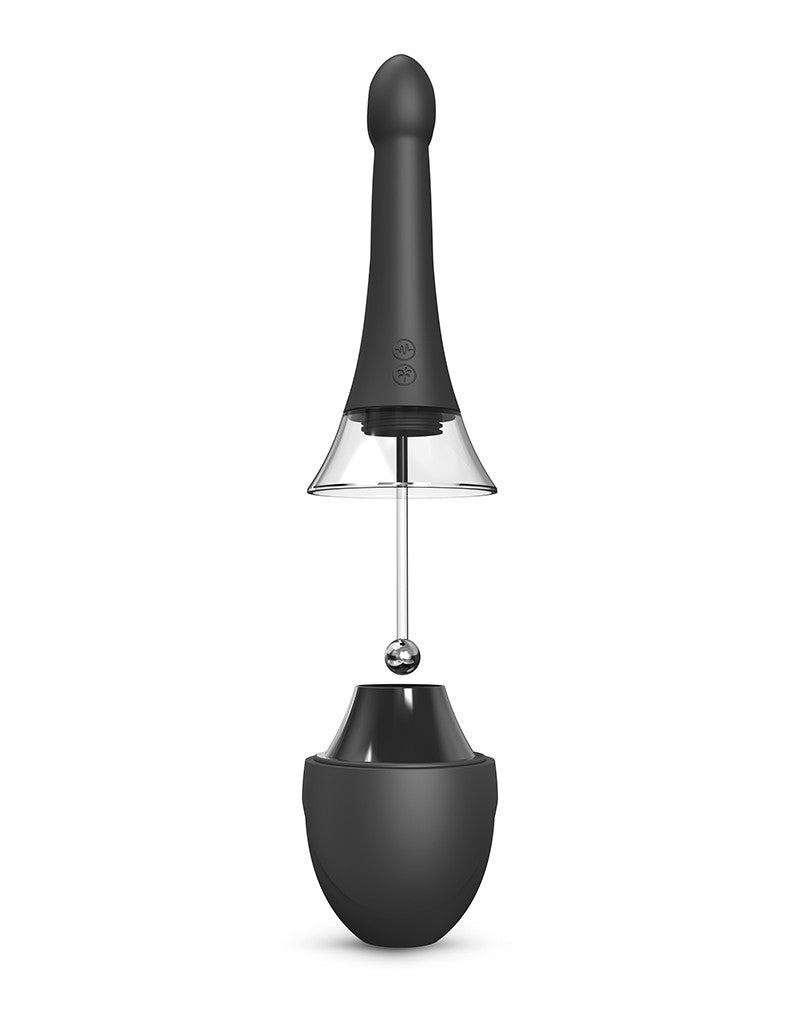 Dorcel - Douche Mate Pro - Analreiniger und Vibrator - Schwarz 6072561