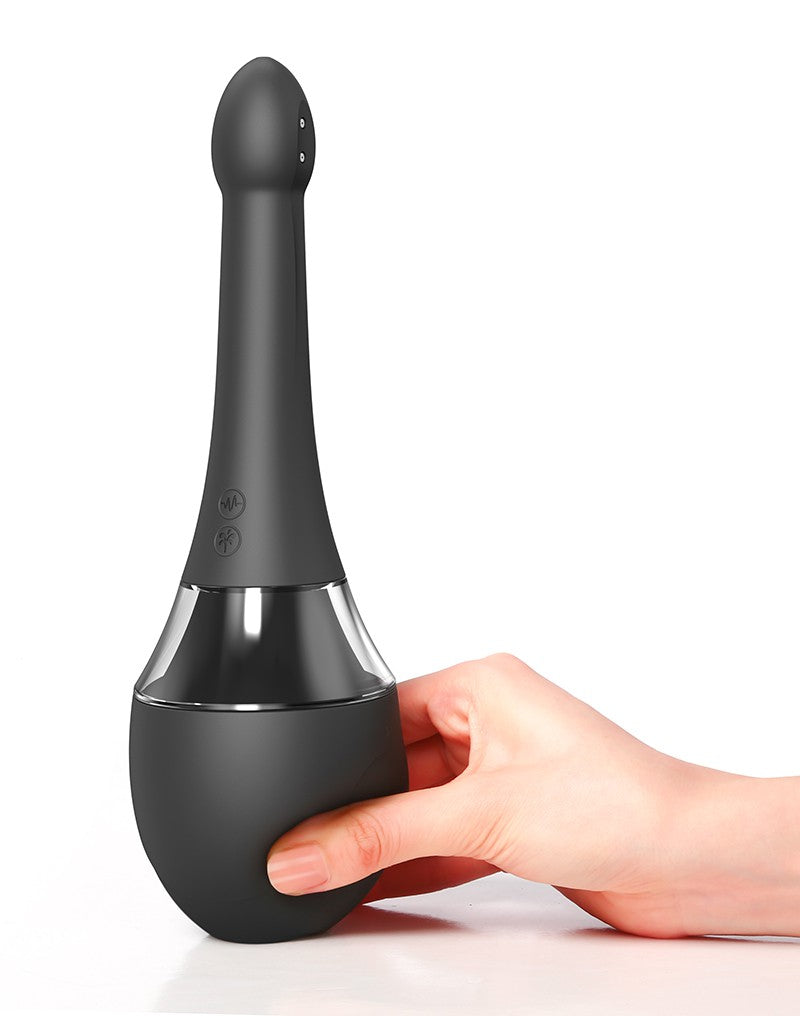 Dorcel - Douche Mate Pro - Analreiniger und Vibrator - Schwarz 6072561