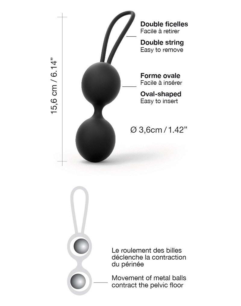 4: Dorcel Dual Balls Noir - 6072004