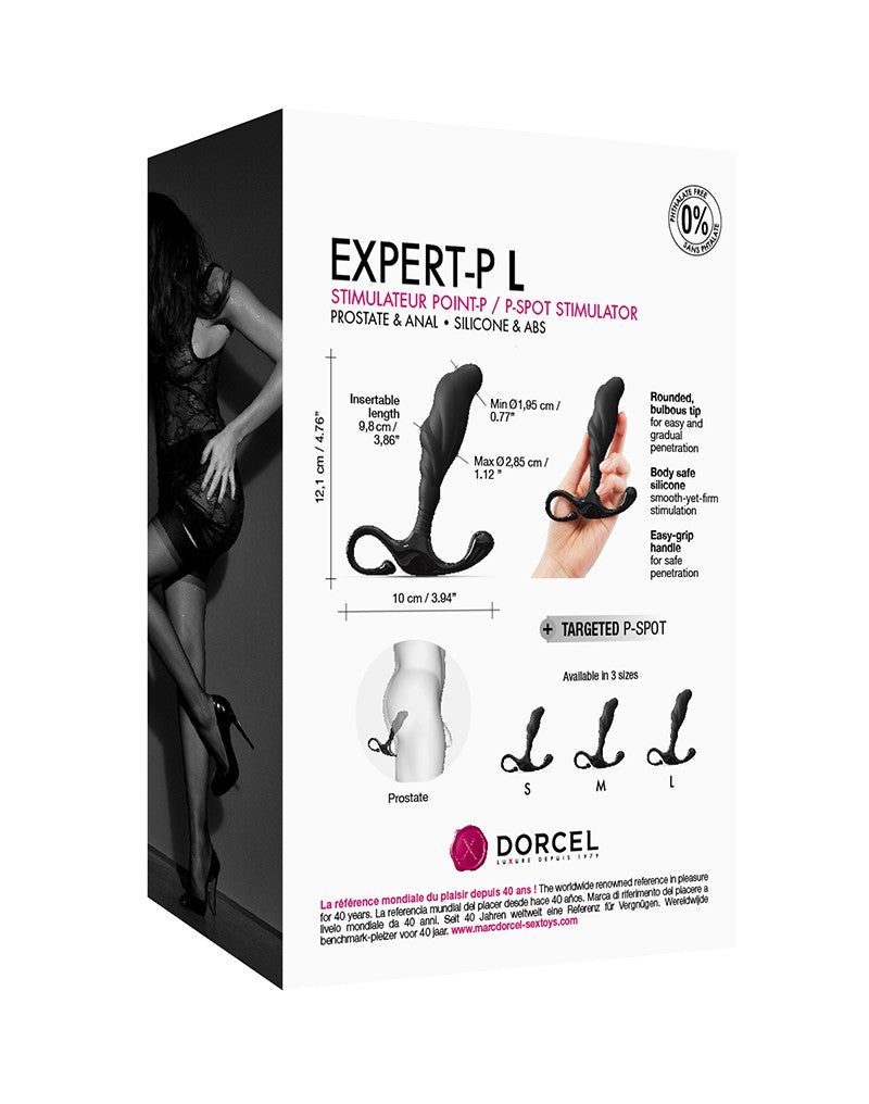 Dorcel - Expert-P Größe L - Prostata-Plug - Schwarz