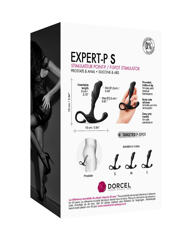 Dorcel - Expert-P Größe S - Prostata-Plug - Schwarz