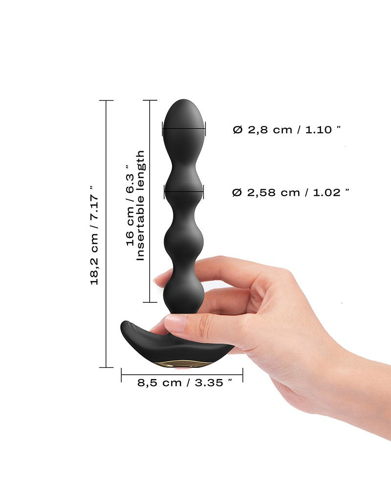 Dorcel - Flexi Balls - Analvibrator mit Fernbedienung - Schwarz
