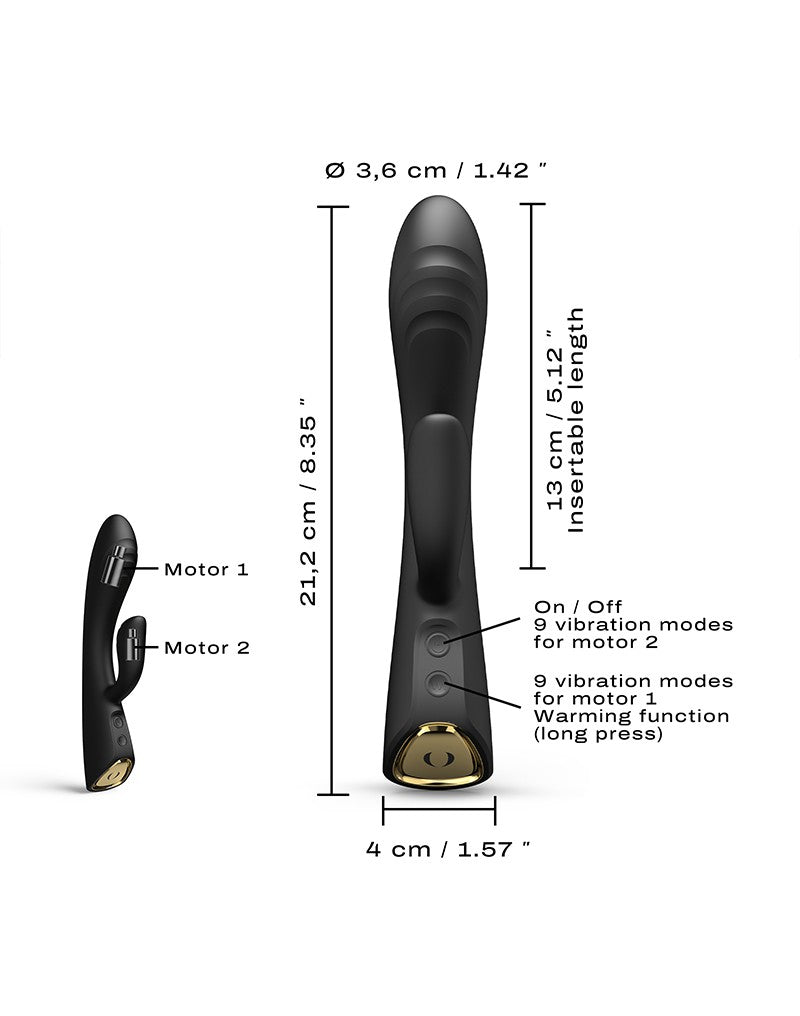 Dorcel - Flexi Rabbit - Heiz Rabbit-Vibrator - Weiß