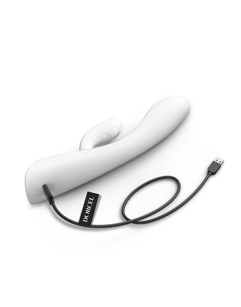 Dorcel - Flexi Rabbit - Heiz Rabbit-Vibrator - Weiß