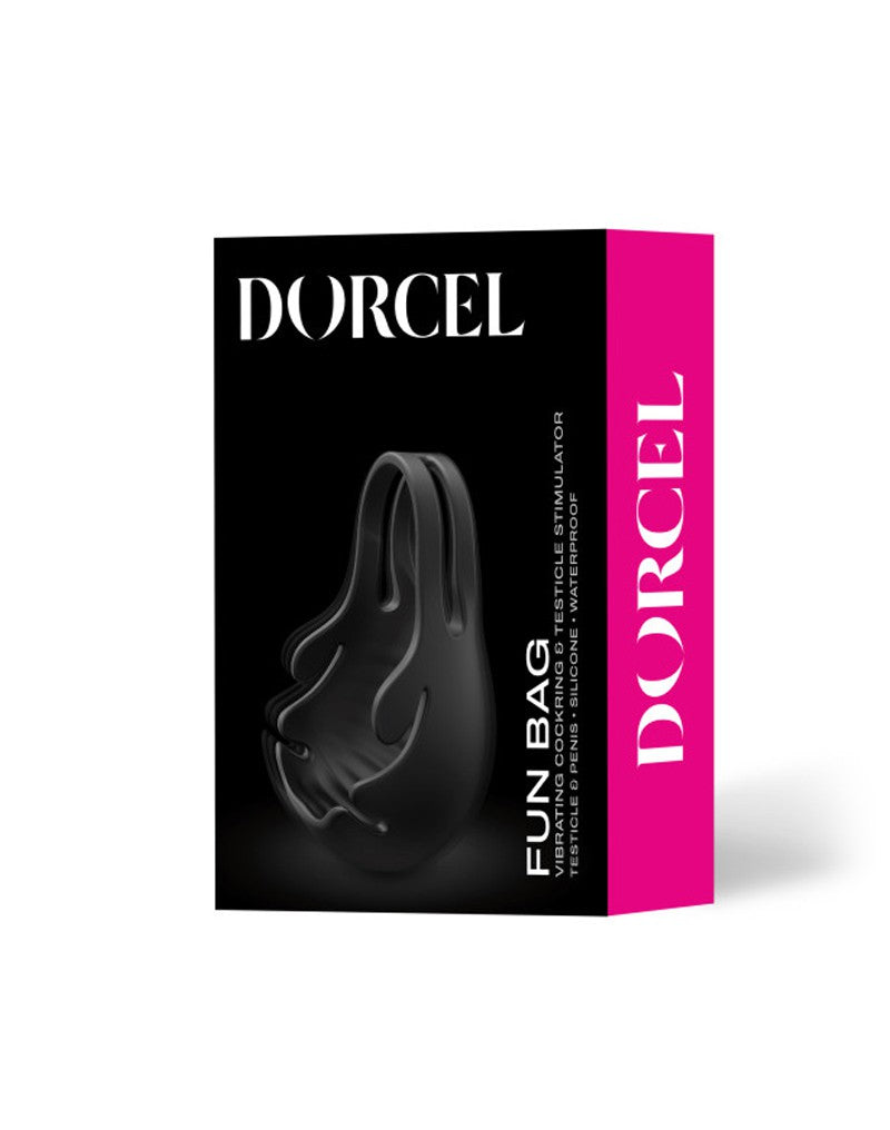 2: Dorcel - Fun Bag - Vibrierender Cockring und Hodenstimulator - Schwarz - 6072479