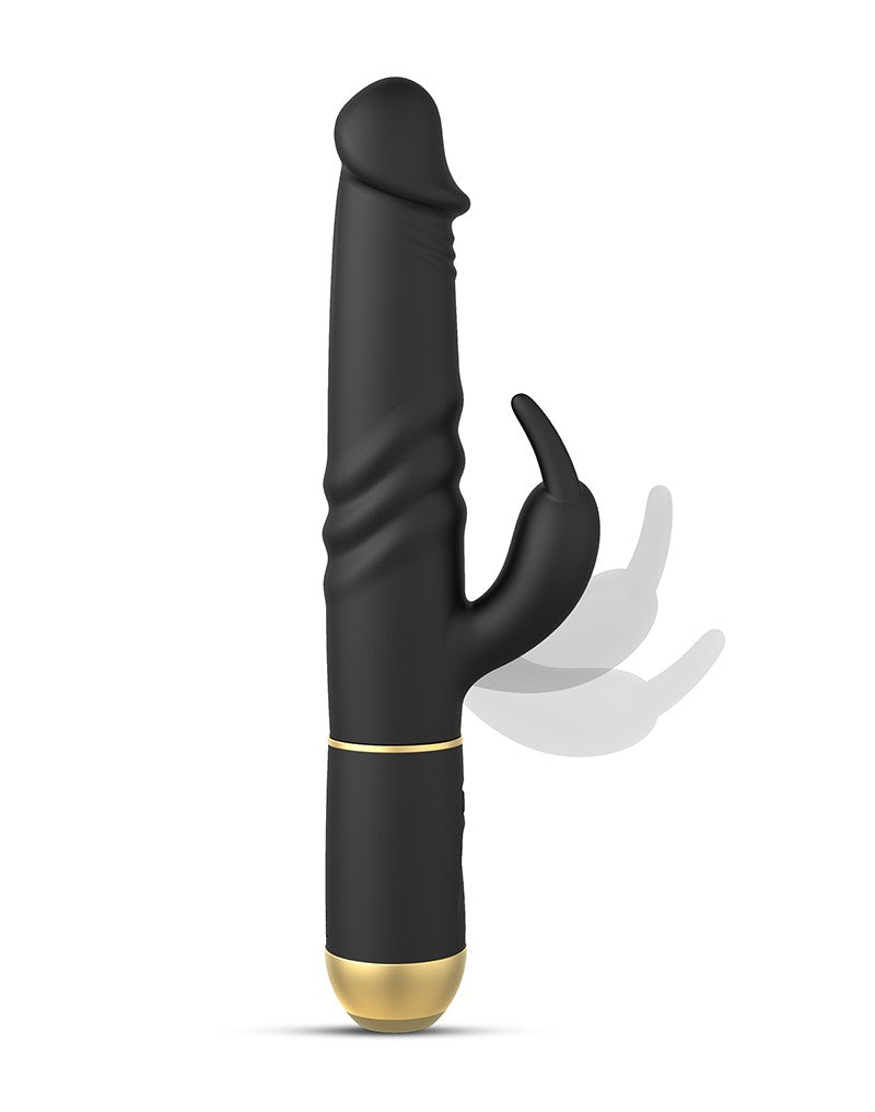 Dorcel - Furious Rabbit 2.0 - Thrusting und Rotating Vibrator - Schwarz - 6072523