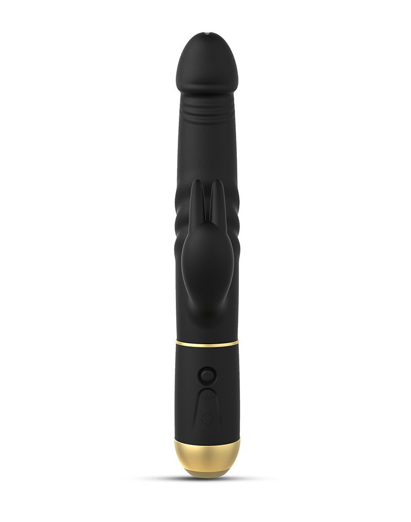Dorcel - Furious Rabbit 2.0 - Thrusting und Rotating Vibrator - Schwarz - 6072523