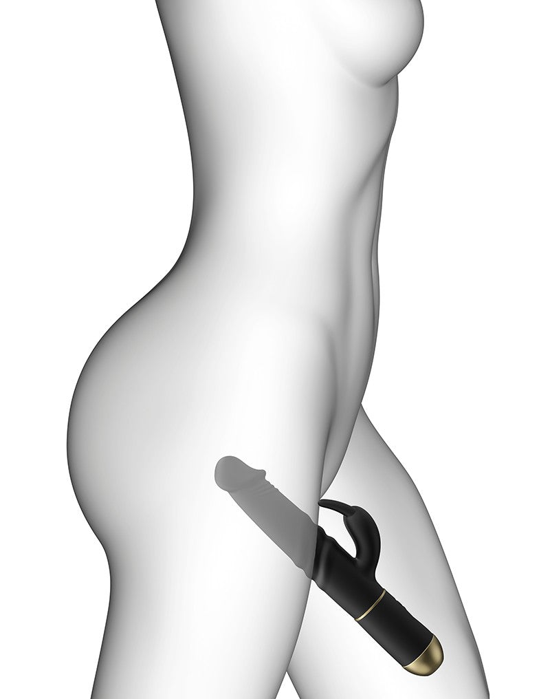 Dorcel - Furious Rabbit 2.0 - Thrusting und Rotating Vibrator - Schwarz - 6072523