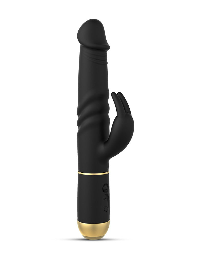 Dorcel - Furious Rabbit 2.0 - Thrusting und Rotating Vibrator - Schwarz - 6072523