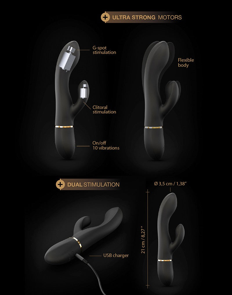 6: Dorcel Glam Rabbit - Flexible rabbit vibrator - 6072165