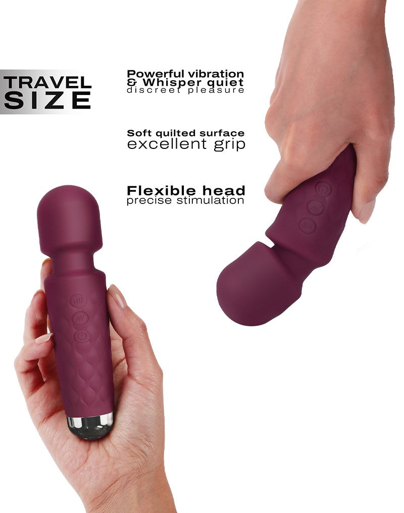 5: Dorcel - Mini Wanderful - Mini Wand Vibrator - Plum
