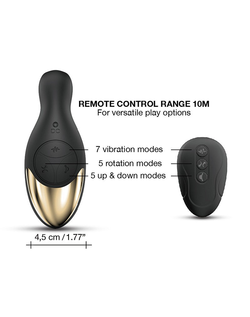 Dorcel - Multi P-Joy - Prostata-Massagegerät mit Fernbedienung - Schwarz