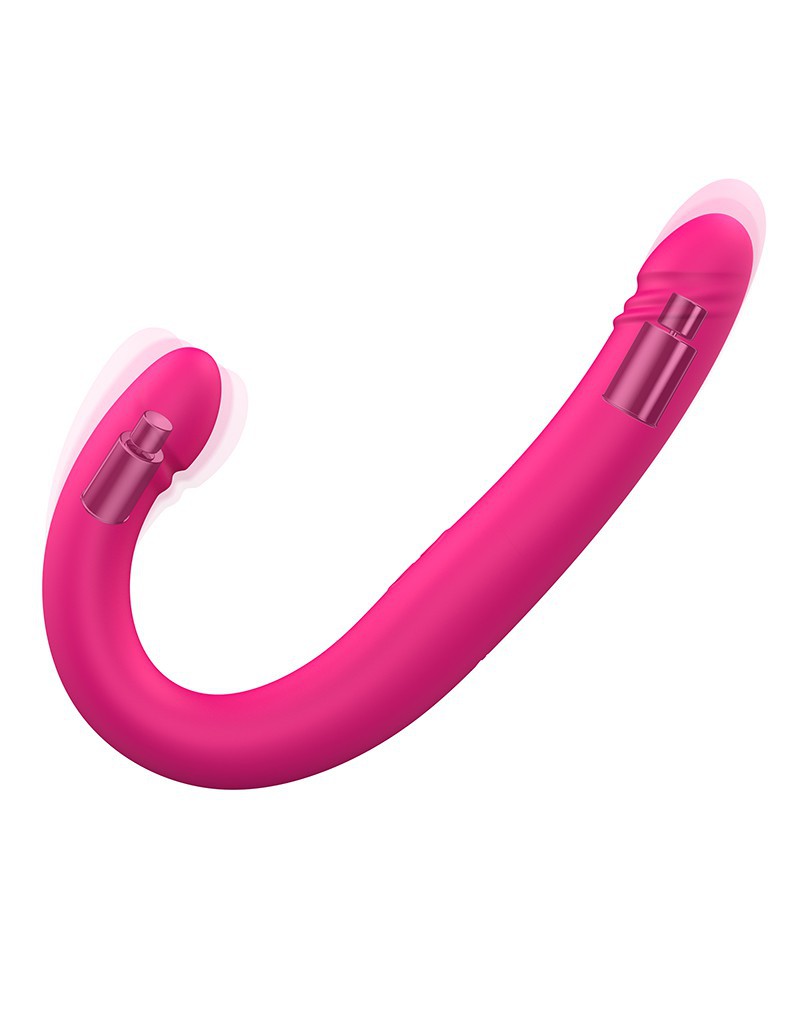 Dorcel - Orgasmic Double Do - Doppelvibrierender Dildo - Rosa - 6072516