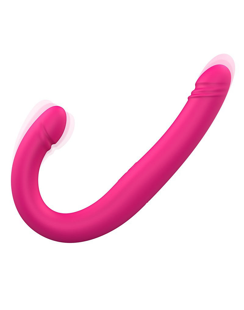 Dorcel - Orgasmic Double Do - Doppelvibrierender Dildo - Rosa - 6072516