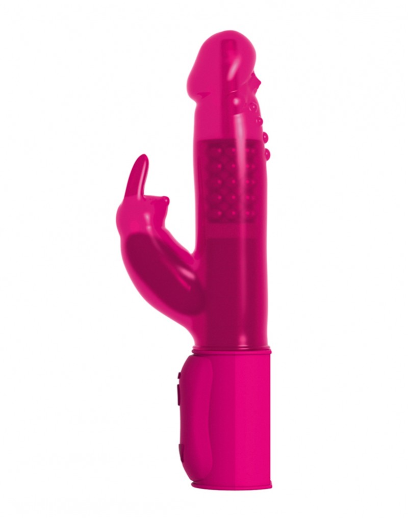 Viotec - Mina - Rabbit-Vibrator - Gold und Weinrot