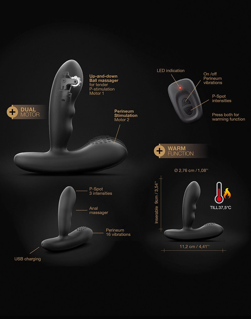 Dorcel P-Stroker Remote control prostate massager - 6072073