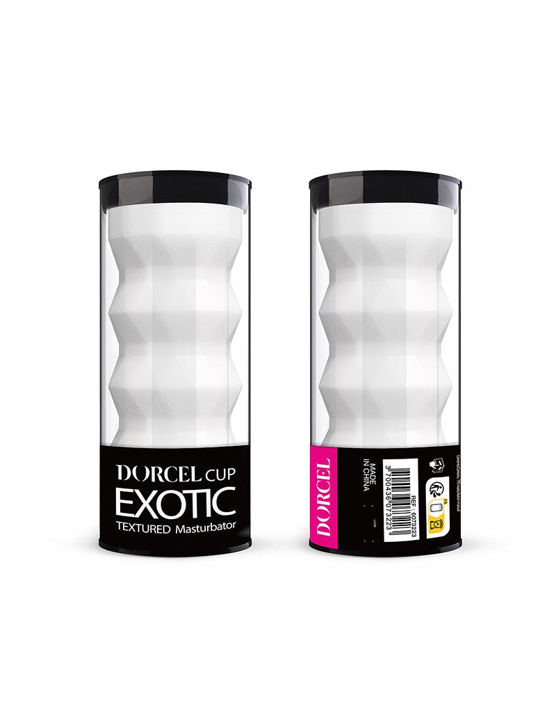 2: Dorcel - Texturierter Masturbator Cup - Exotic - Weiß