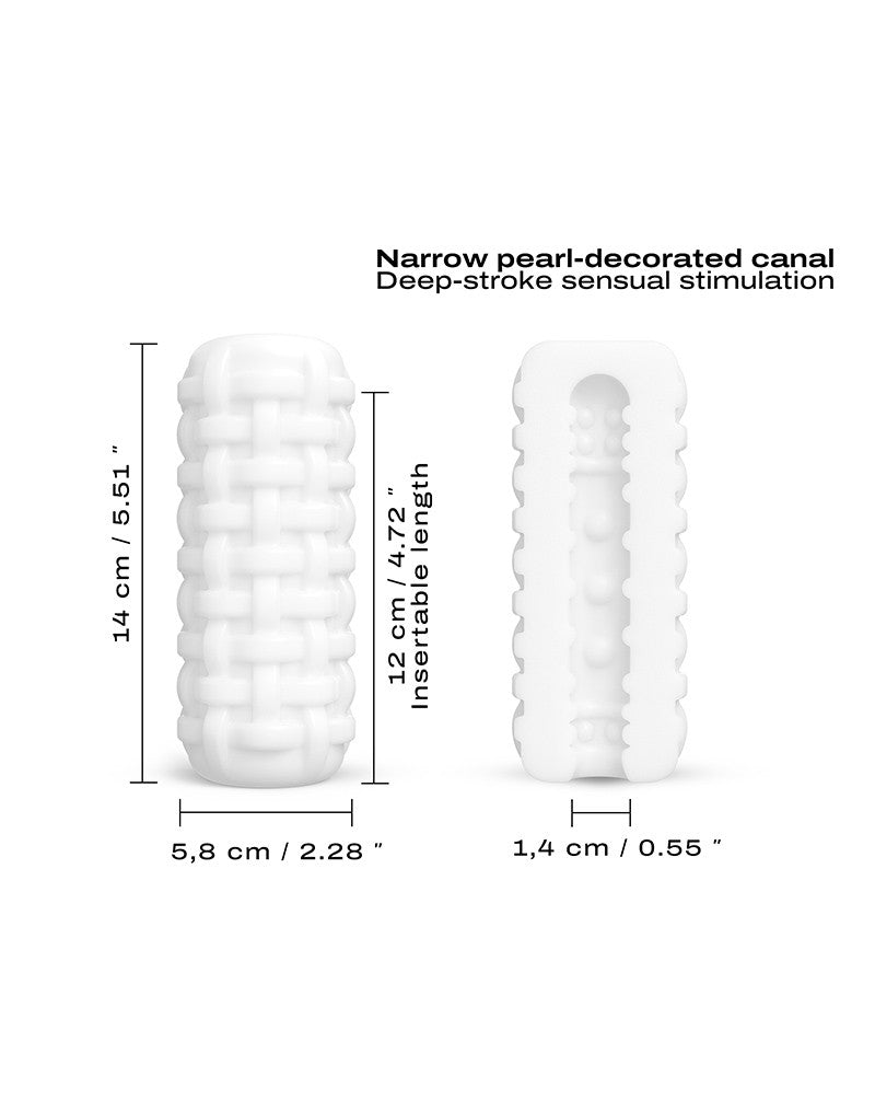 Dorcel - Texturierter Masturbator Cup - Tight - Weiß