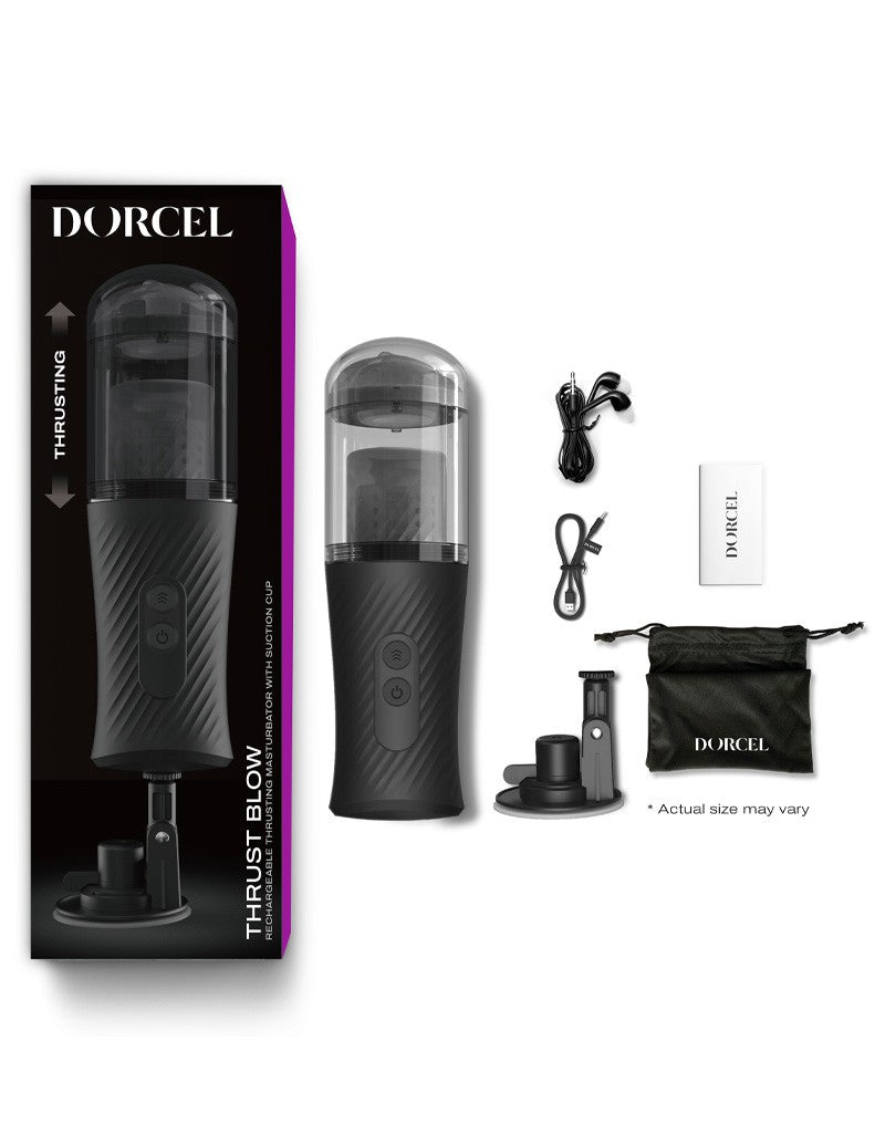 Dorcel - Thrust Blow - Masturbator mit automatischer Stoßbewegung - Schwarz