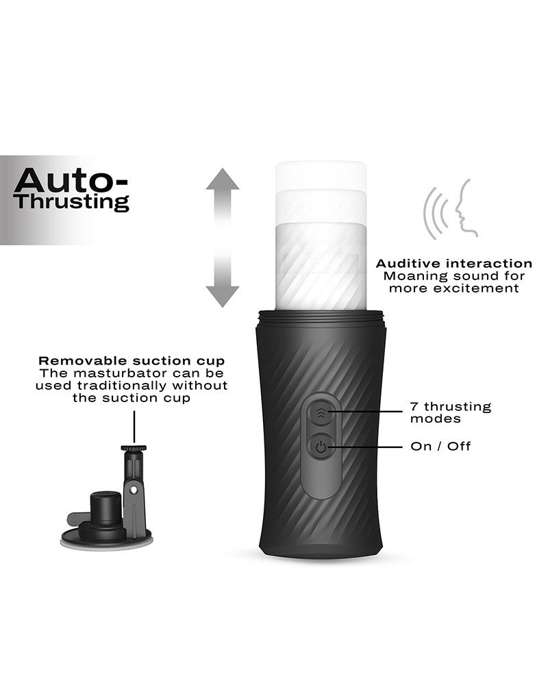 Dorcel - Thrust Blow - Masturbator mit automatischer Stoßbewegung - Schwarz