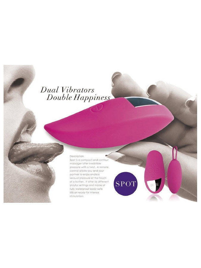 DORR - Spot - Kabelloses Duo-Ei + Auflege-Vibrator - Türkis