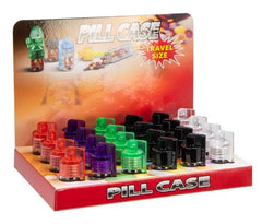 24 x Pillen Case / Transportfläschchen, Assortiert 