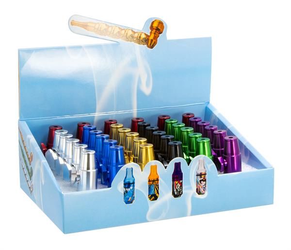 36 x Aluminium Portionierer, 52mm konisch, Assortiert 