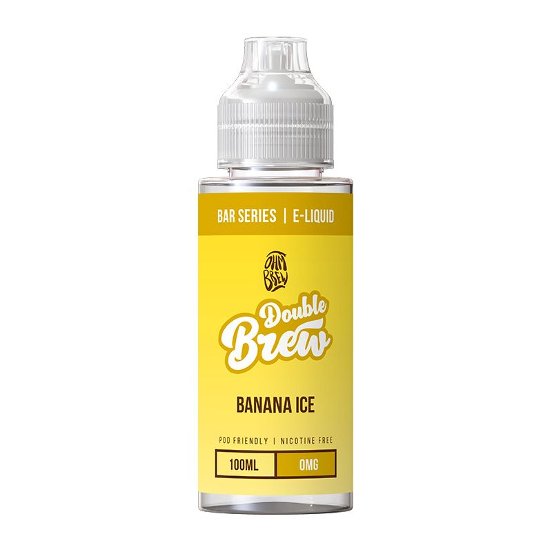 Double Brew Banana Ice - 100ml - Shortfill