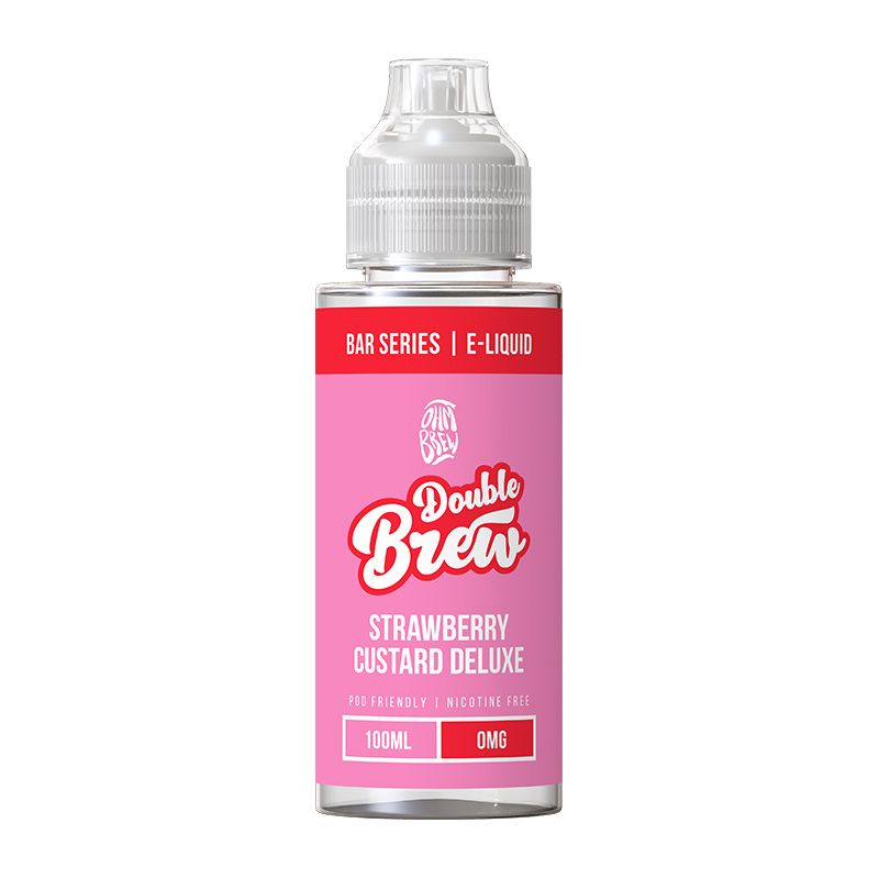Double Brew Strawberry Custard Deluxe - 100ml - Shortfill