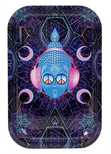 Rolling Tray, DJ Buddha, 28.5 x 18.5cm 
