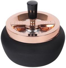 Drehaschenbecher Rose Black - 13cm