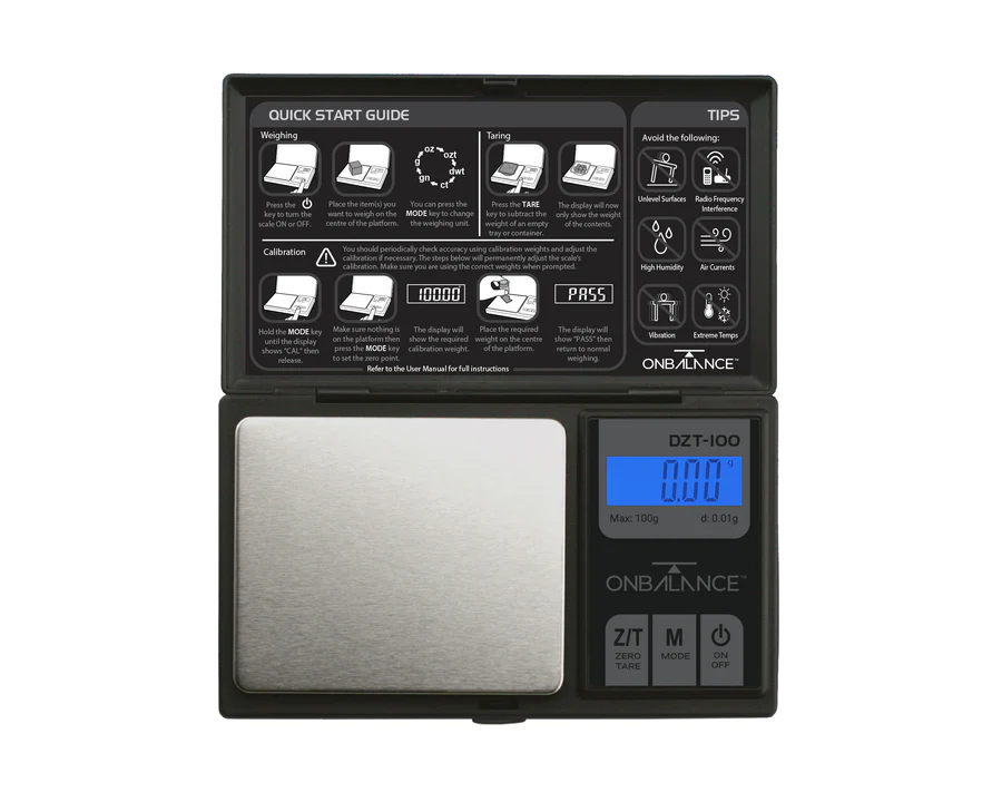 DZT-100-BK - 100g x 0.01g 