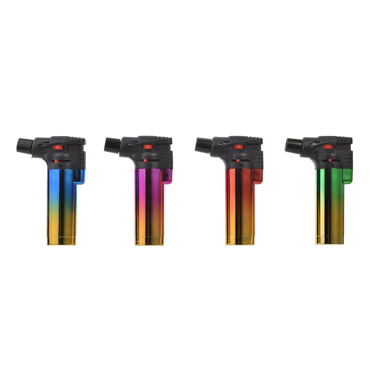 Easy Torch Metallic Feuerzeug - Jetflame Blue - Display - 12 Stück