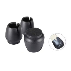 Eazy Stuhlbein Stulpen Rund, 4er-Set, Gr. XL, schwarz
