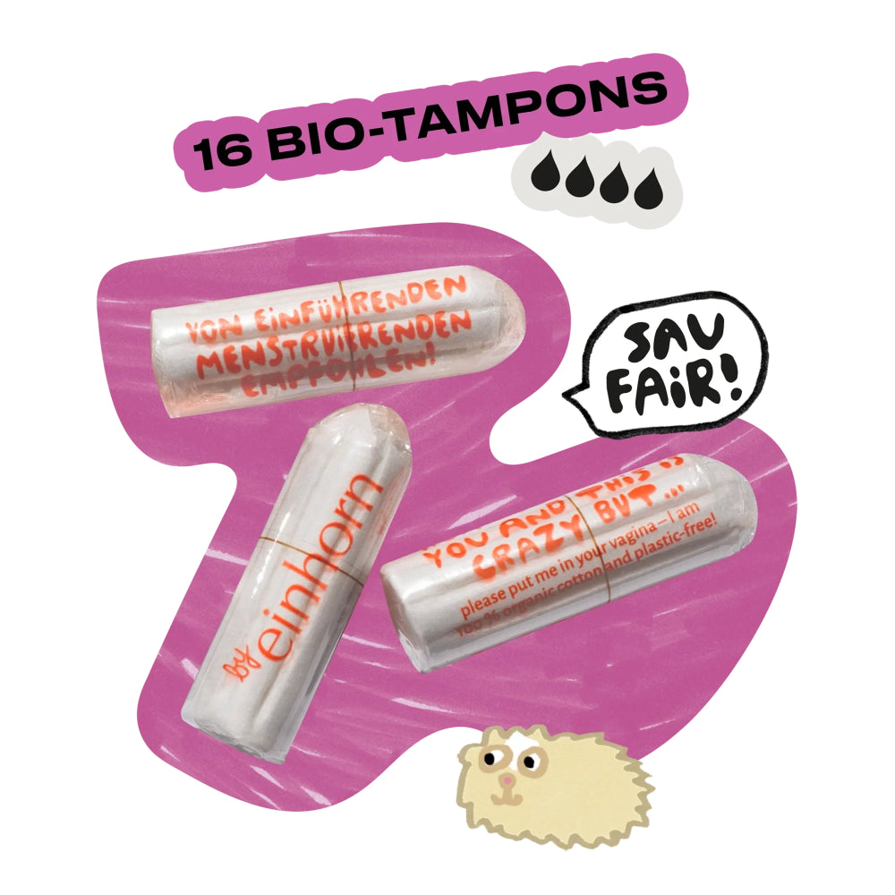 einhorn Bio-Tampons TamTampon, super, 16 Stk