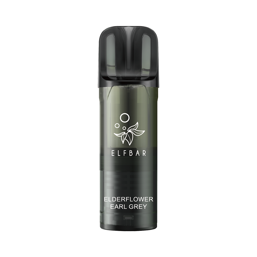 10 x ELFBAR ELFA Pro V2 - 2ml Pods 20mg, Elderflower Earl Grey Tea