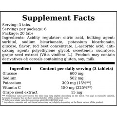 Elektrolyte Senior – 20 Tabletten (brausetabletten) – Himbeere