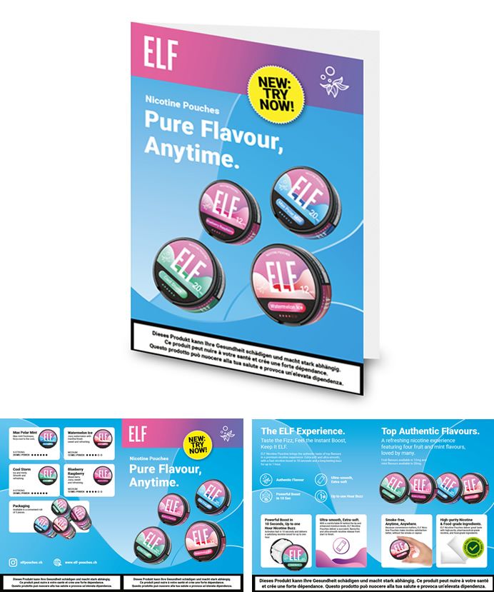 ELF Nicotine Pouches, Sales-Folder