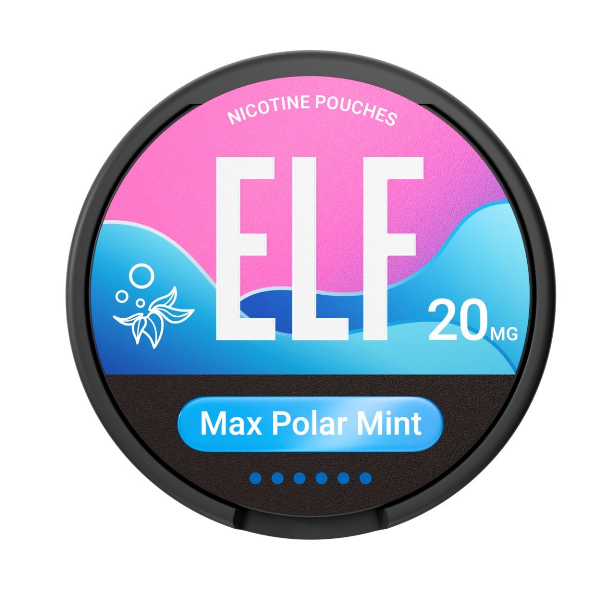 5 x ELF Nicotine Pouches Max Polar Mint, 20mg
