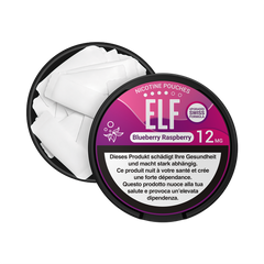 5 x ELF Nicotine Pouches Blueberry Raspberry, 12mg