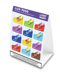 Lost Mary LUX7000, Thekensteller A5