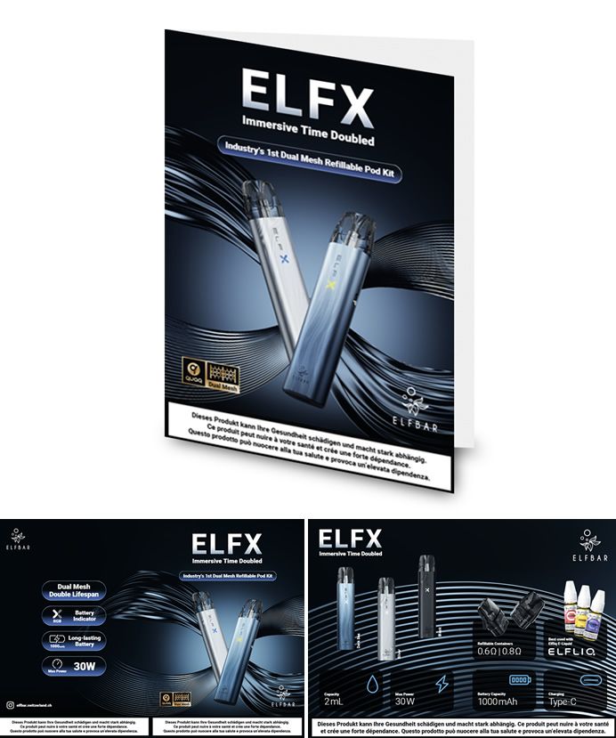 ELFBAR ELFX, Sales-Folder