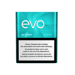 Evo - Tabak Sticks - Azure - Box - 10 x 20 Stück