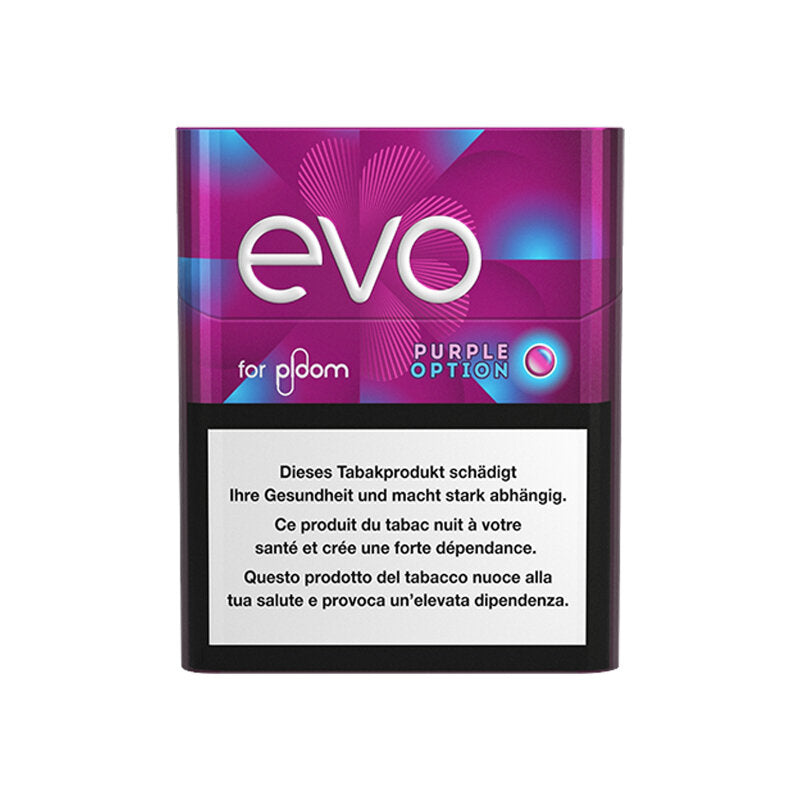 Evo - Tabak Sticks - Purple - Box - 10 x 20 Stück