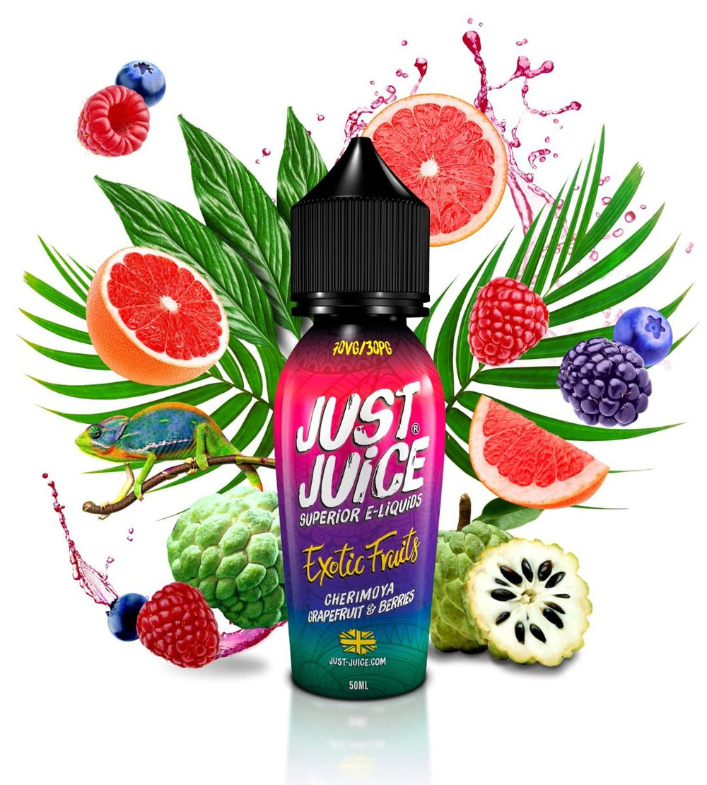 Just Juice Exotic Fruits - CHERIMOYA GRAPEFRUIT & BERRIES - 50ml - Shortfill