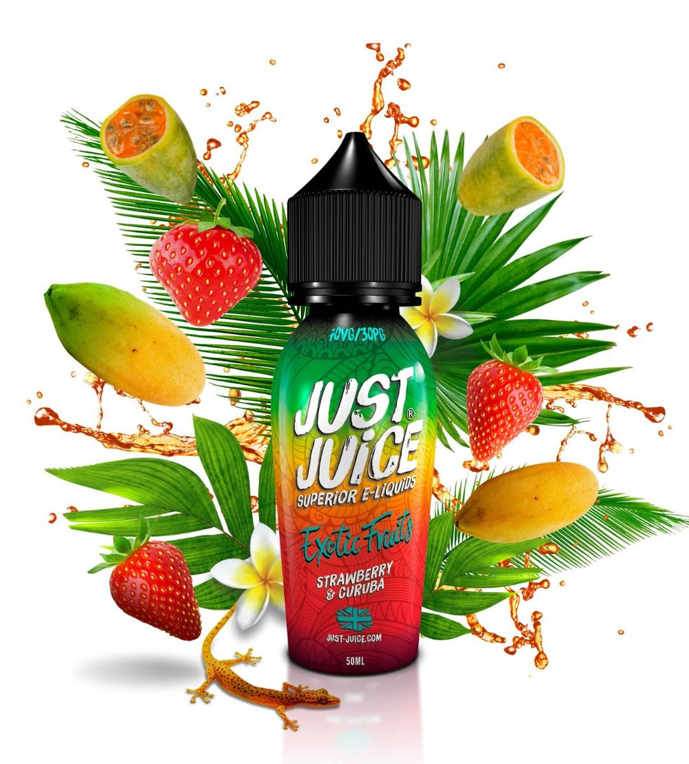 Just Juice Exotic Fruits - STRAWBERRY & CURUBA - 50ml - Shortfill