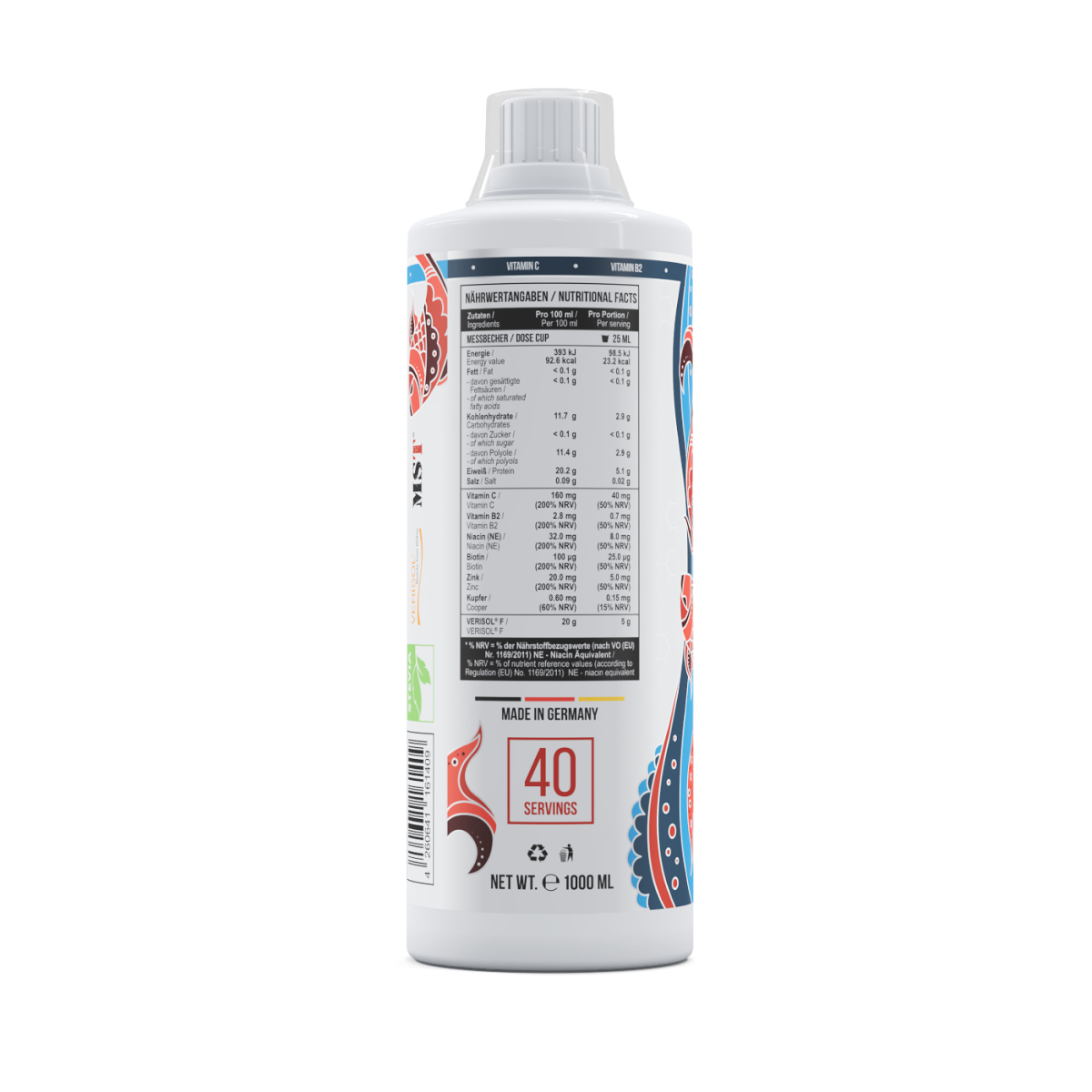 Fish collagen Peptides + Verisol  1000 ml Cherry