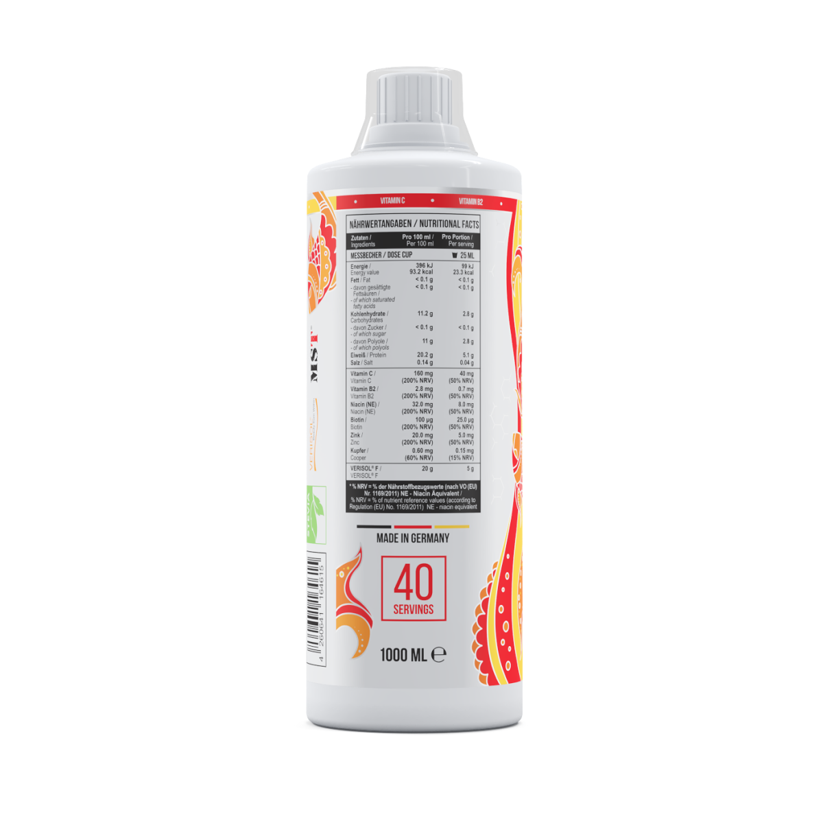 Fish Collagen Peptides Verisol® 1000 ml Pineapple