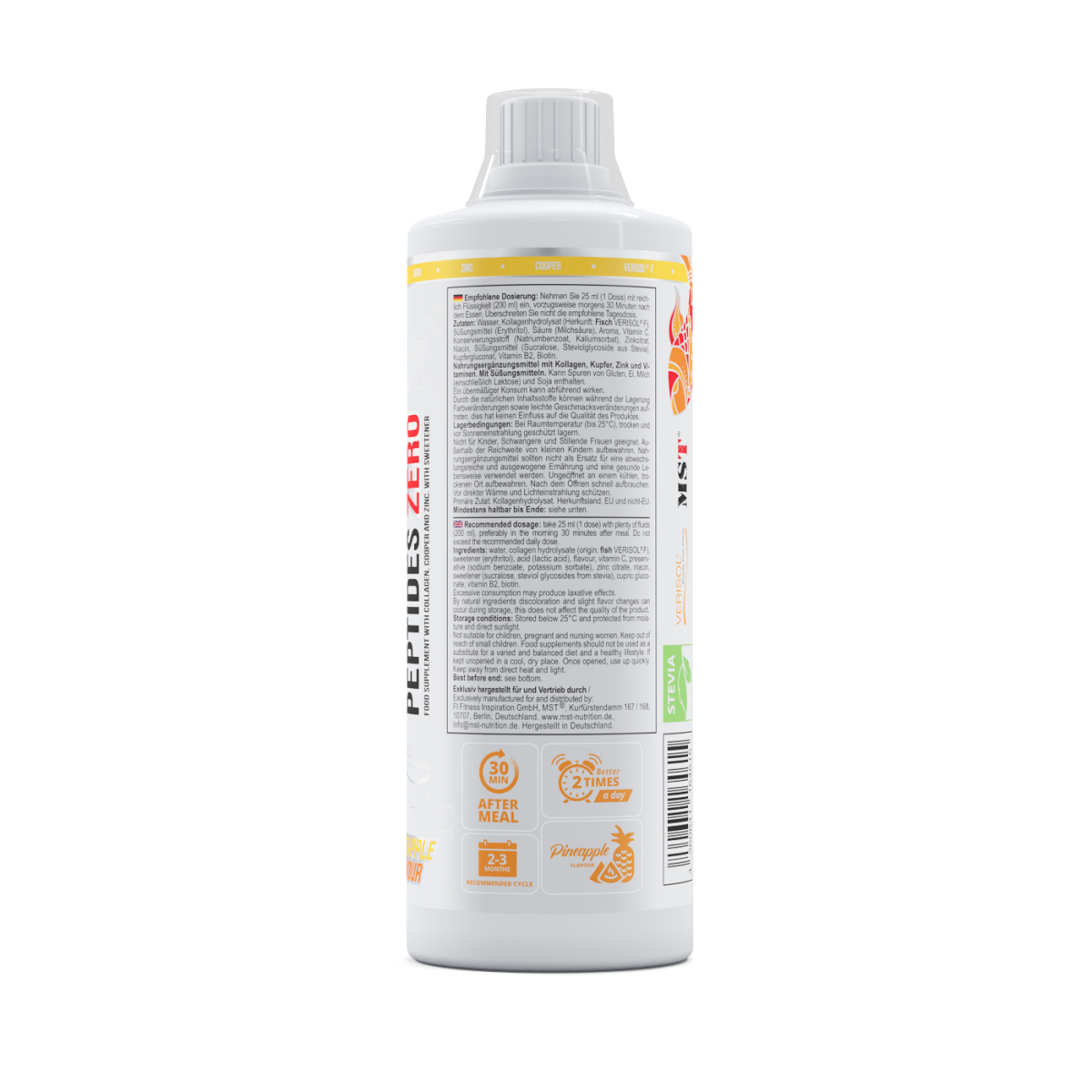 Fish Collagen Peptides Verisol® 1000 ml Pineapple