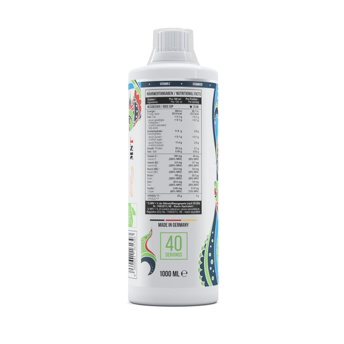 Fish collagen Peptides + Verisol 1000 ml Strawberry kiwi